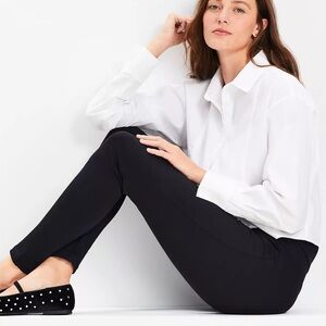 NWT Context for Lord and Taylor Stretch Ponte Skinny Pants w/ Front Center Seam.